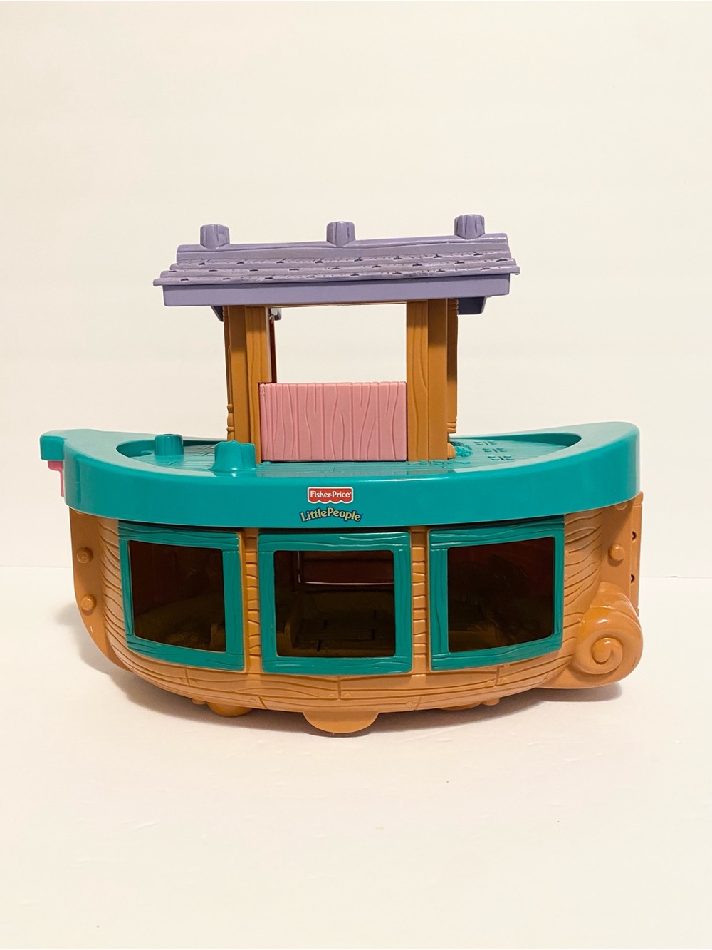 Little People Noah’s Ark Boat Animal Noah Fisher Price Vintage Toy 2002